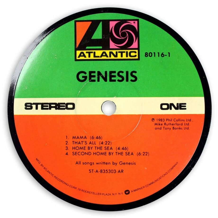 Vinyl Record Label Coaster | Genesis - Genesis
