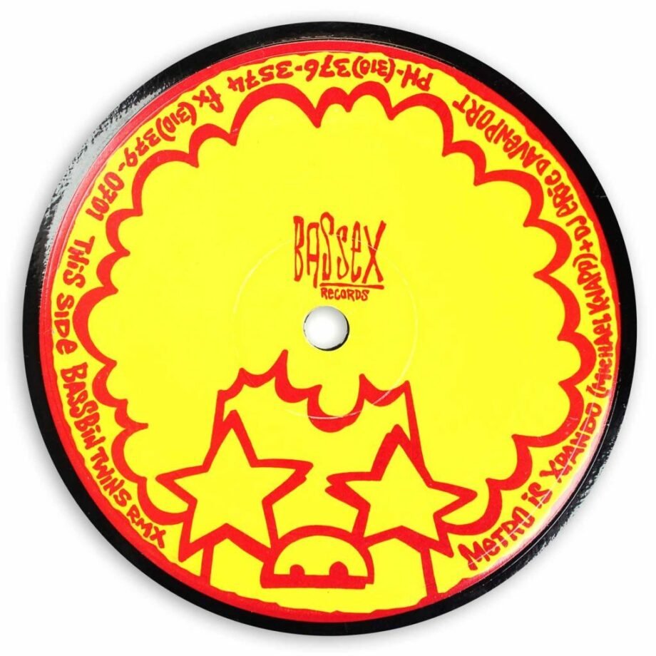 Vinyl Record Label Coaster | Metro - Hold Your Wig
