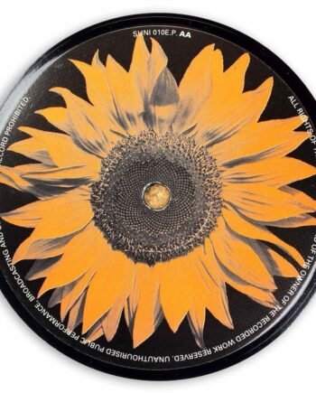 Vinyl Record Label Coaster | Sunflower
