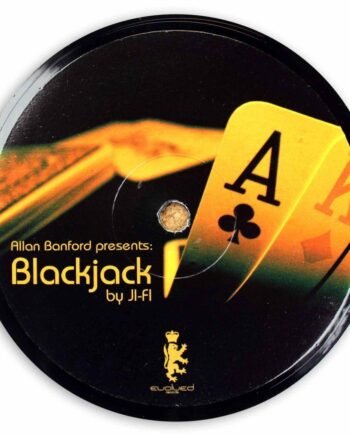 Vinyl Record Label Coaster | Blackjack