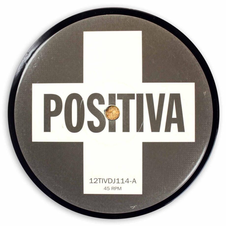 Vinyl Record Label Coaster | Positiva Records