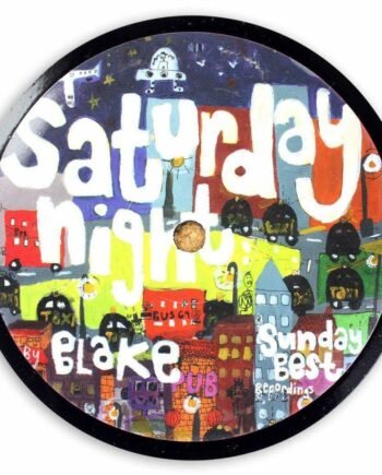 Vinyl Record Label Coaster | Blake - Saturday Night