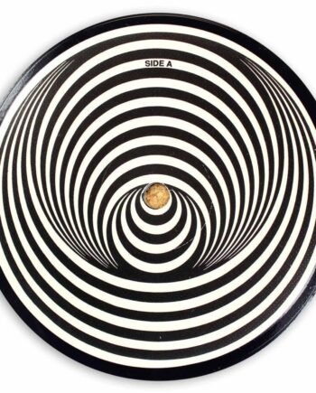 Vinyl Record Label Coaster | Squiggle Cone