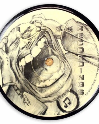 Vinyl Record Label Coaster | Roar Recordings