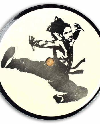Vinyl Record Label Coaster | Kung Fu Fighter