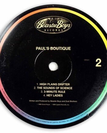 Vinyl Record Label Coaster | Beastie Boys ‎ Paul's Boutique