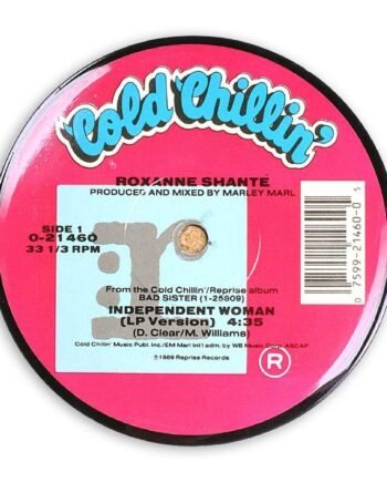 Vinyl Record Label Coaster | Roxanne Shante - Independent Woman