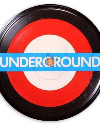 Vinyl Record Label Coaster | Underground