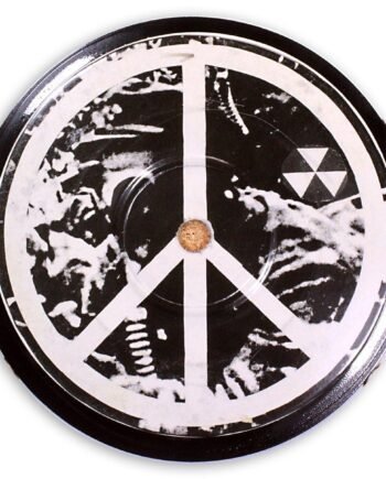 Vinyl Record Label Coaster | Toxic Peace