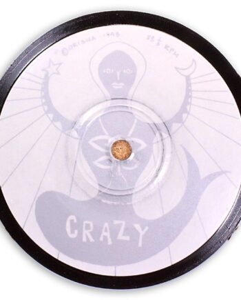 Vinyl Record Label Coaster | Hello Fever - Crazy
