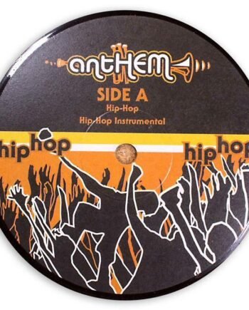 Vinyl Record Label Coaster | Anthem - Hip Hop