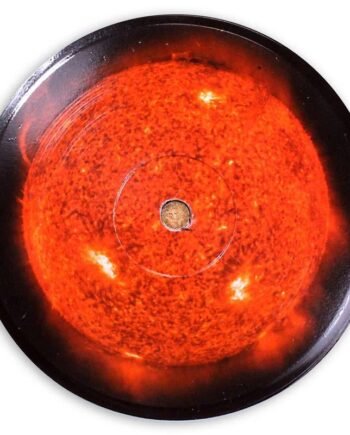 Vinyl Record Label Coaster | Blazing Sun