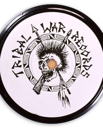 Vinyl Record Label Coaster | Tribal War Records