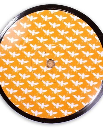 Vinyl Record Label Coaster | Buzzing