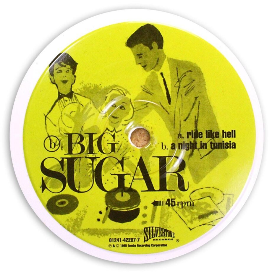Vinyl Record Label Coaster | Big Sugar