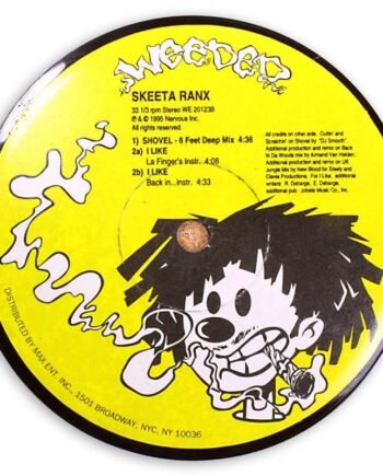 Vinyl Record Label Coaster | Nervous Records - Weeded