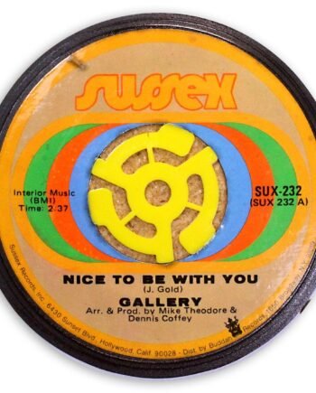 Vinyl Record Label Coaster | Gallery - Nice to be With You