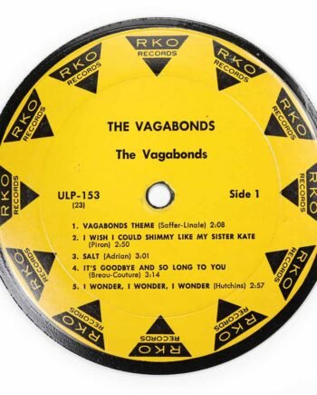 Vinyl Record Label Coaster | The Vagabonds