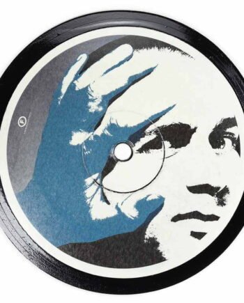Vinyl Record Label Coaster | Pick it Up & Push it Out