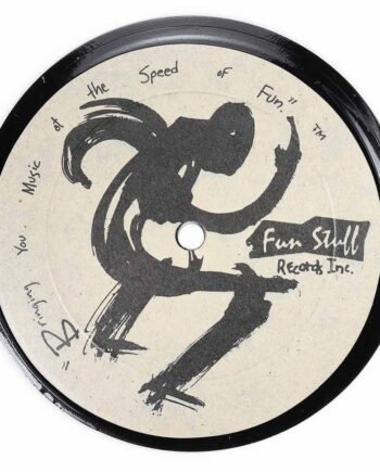 Vinyl Record Label Coaster | Fun Stuff Records