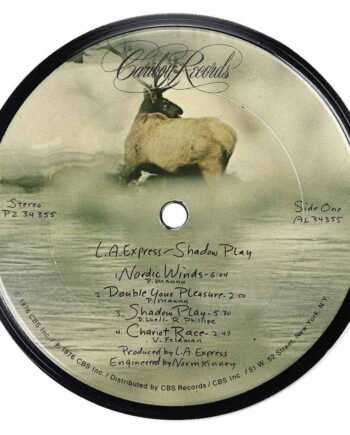 Vinyl Record Label Coaster | Caribou Records