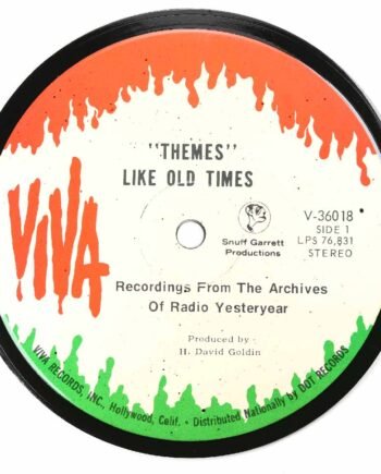 Vinyl Record Label Coaster | Like Old Times - Themes