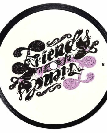 Vinyl Record Label Coaster | Friends Friends