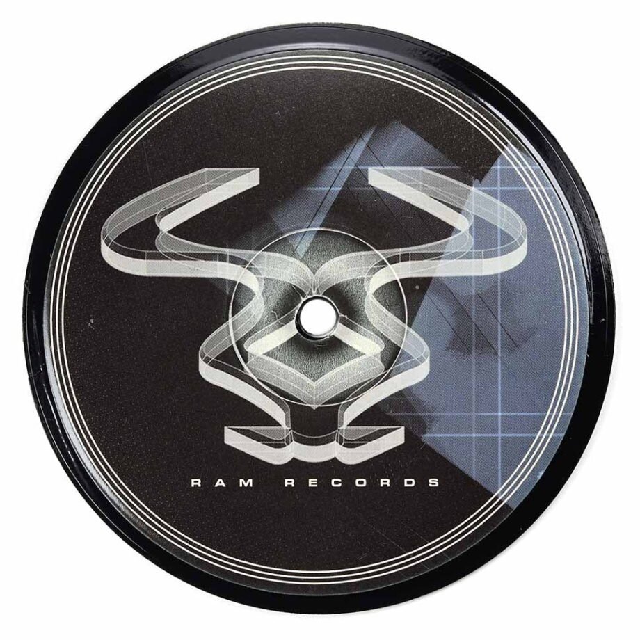 Vinyl Record Label Coaster | Ram Records  (Technology)