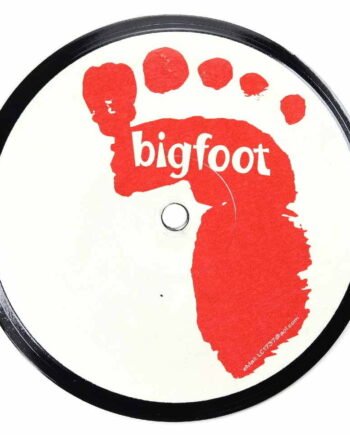 Vinyl Record Label Coaster | Big Foot