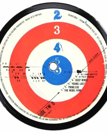 Vinyl Record Label Coaster | The Rebel Kind