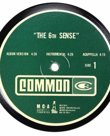 Vinyl Record Label Coaster | Common - The 6th Sense