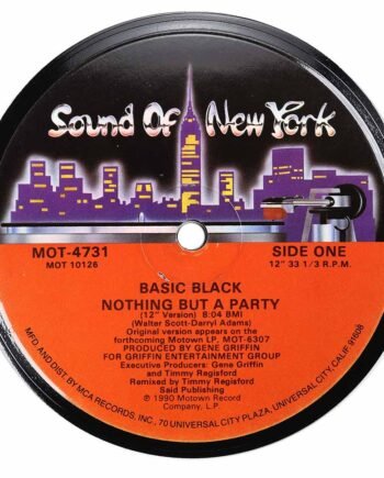 Vinyl Record Label Coaster | Sound Of New York