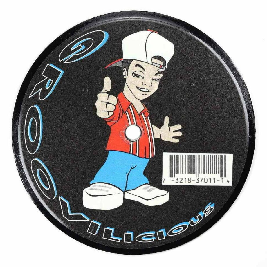 Vinyl Record Label Coaster | Groovalicious