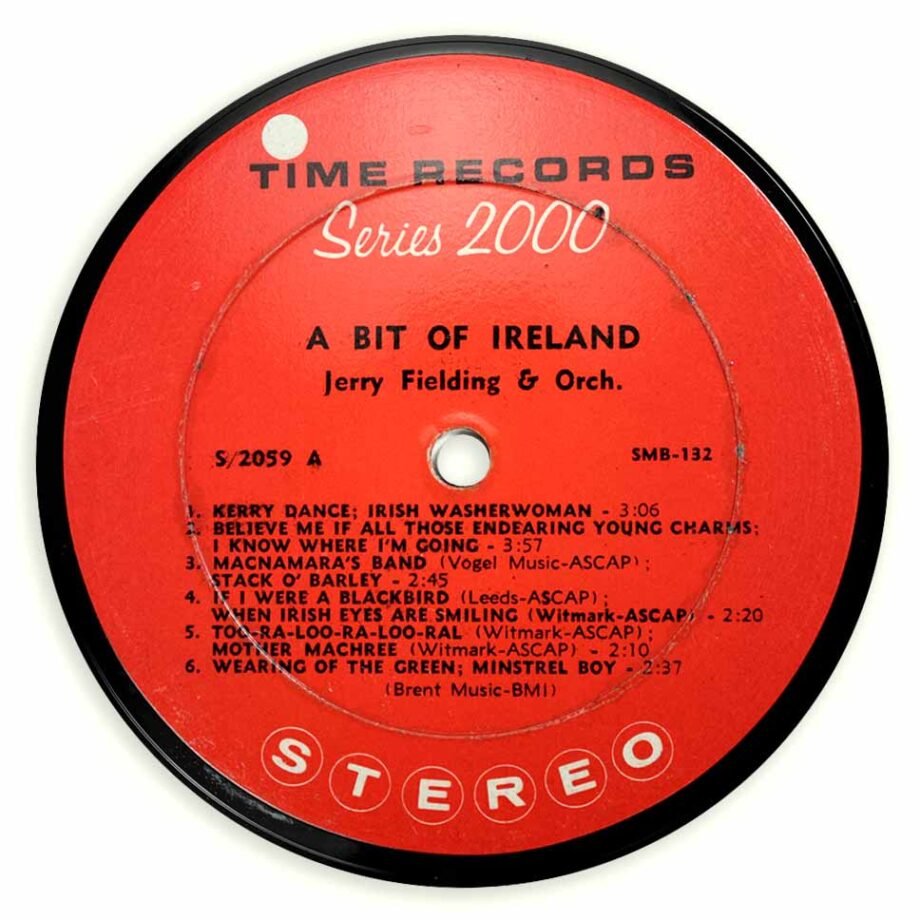 Vinyl Record Label Coaster | A Bit of Ireland