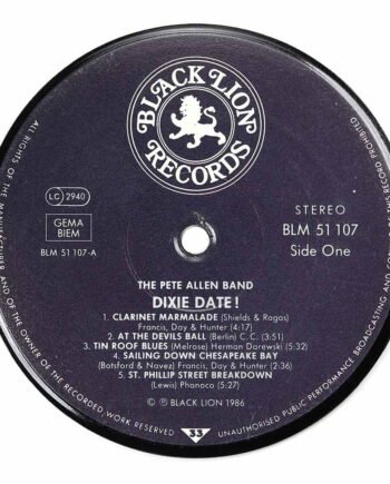 Vinyl Record Label Coaster | Black Lion records