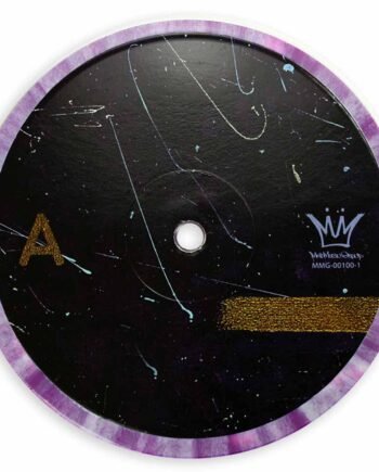 Vinyl Record Label Coaster | Mellow Music