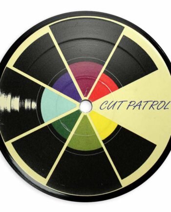 Vinyl Record Label Coaster | Cut Patrol
