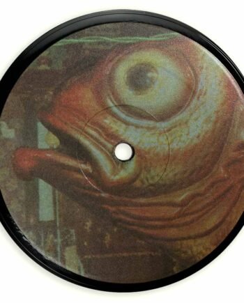 Vinyl Record Label Coaster | Briny Blue