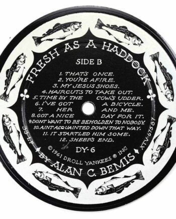 Vinyl Record Label Coaster | Fresh as Haddock
