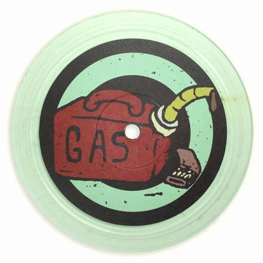 Vinyl Record Label Coaster | Flammable