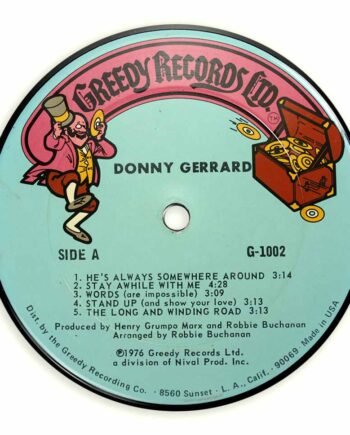 Vinyl Record Label Coaster | Greedy Records LTD.