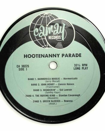 Vinyl Record Label Coaster | Hootenanny Parade