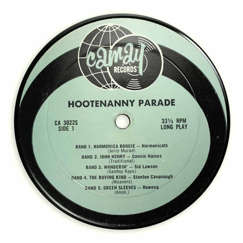 Vinyl Record Label Coaster | Hootenanny Parade