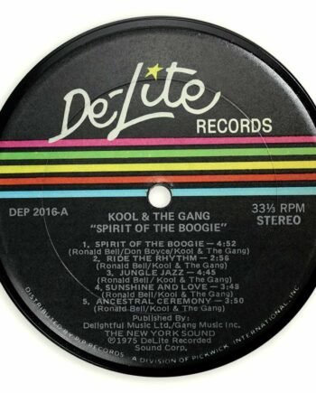 Vinyl Record Label Coaster | Kool & The Gang - Spirit of Boogie