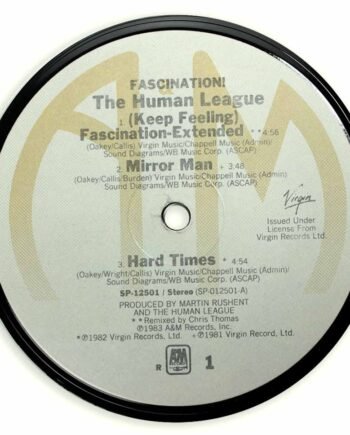 Vinyl Record Label Coaster | The Human League - Fascination!
