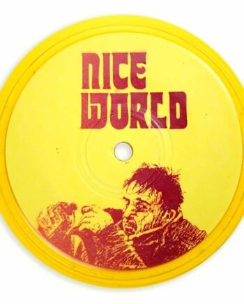 Vinyl Record Label Coaster | Nice World