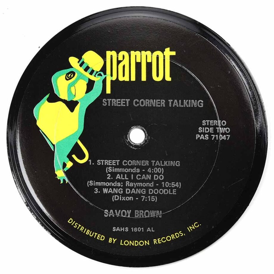 Vinyl Record Label Coaster | Parrot Records