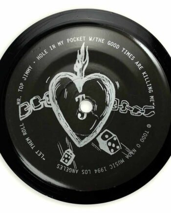 Vinyl Record Label Coaster | Let Them Roll