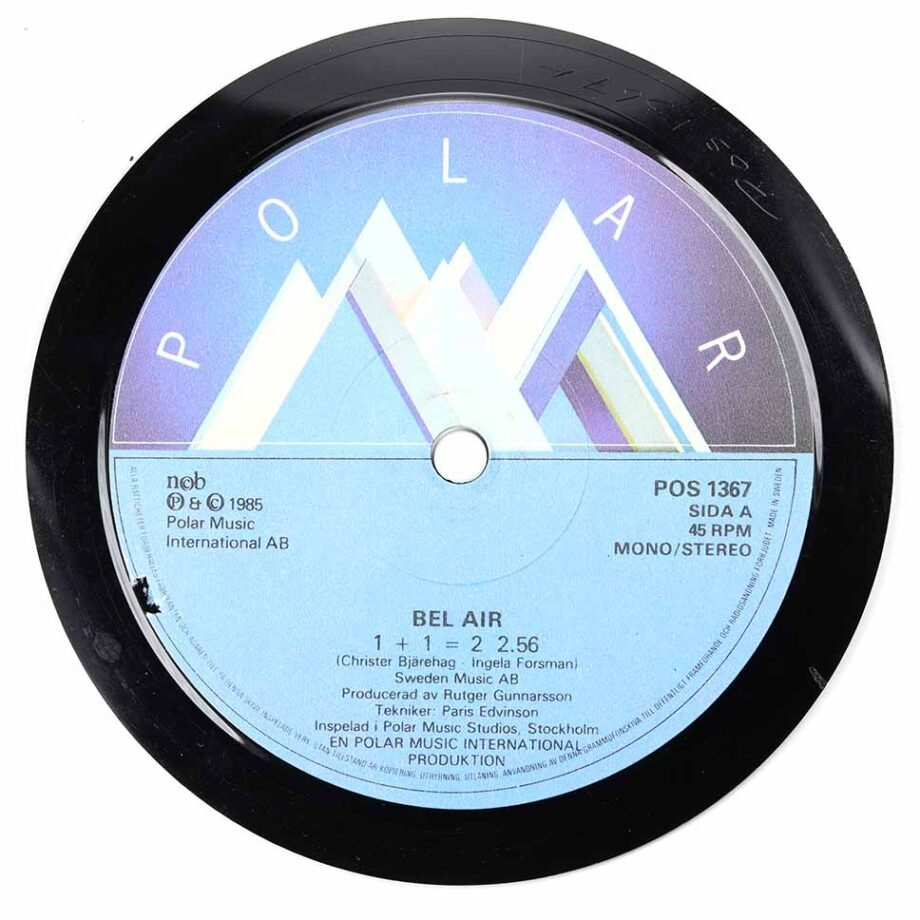 Vinyl Record Label Coaster | Polar Records