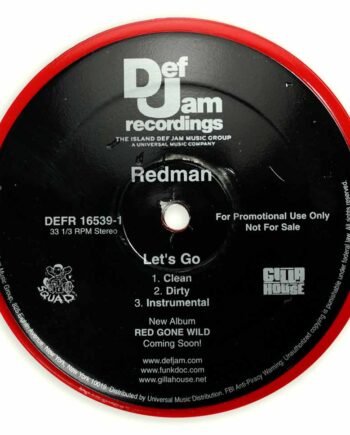 Vinyl Record Label Coaster | Redman - Let's Go